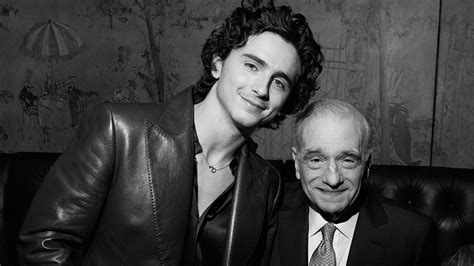 timotee chalamet scorsese.